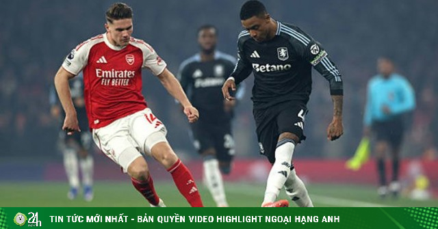 Kết quả bóng đá Arsenal – Aston Villa: Tưng bừng hiệp 2, bước ngoặt quả phạt góc (Ngoại hạng Anh)